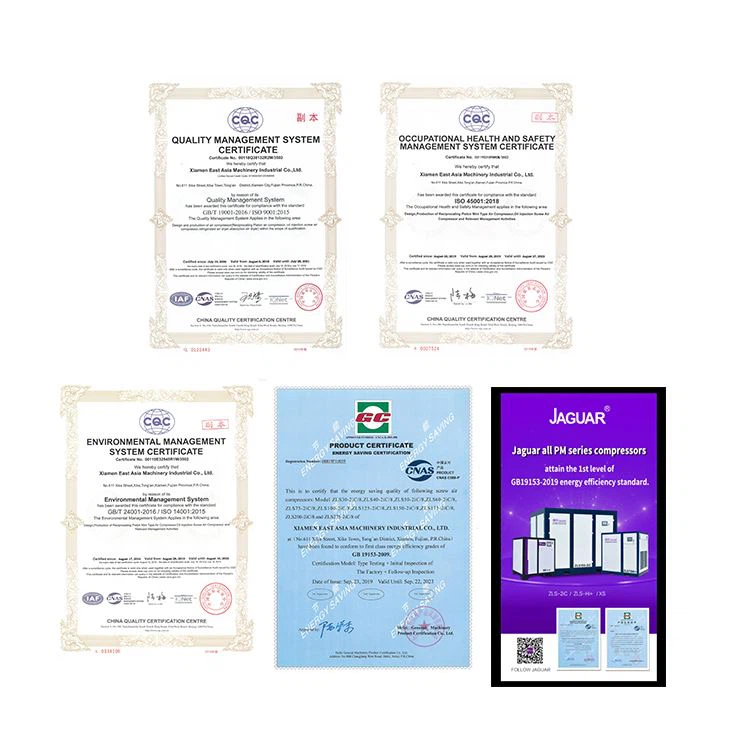 jaguar's certificates